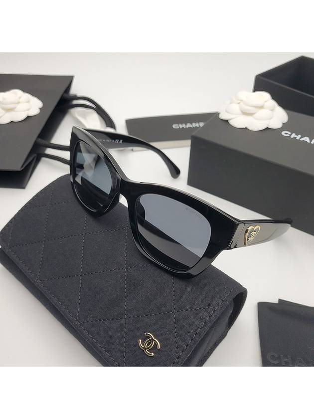 Heart Sunglasses Square Asian Fit A71468 - CHANEL - BALAAN 1