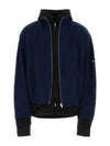 Layered Zip Up Hoodie Blue - BALENCIAGA - BALAAN 1