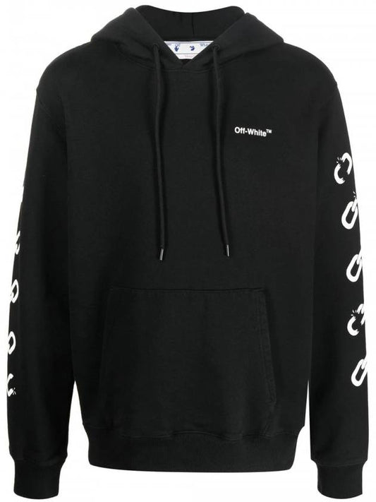 chain arrow logo hoodie - OFF WHITE - BALAAN 1