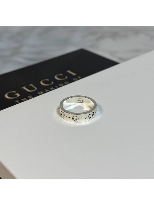 Ghost 6mm Ring Silver - GUCCI - BALAAN 3