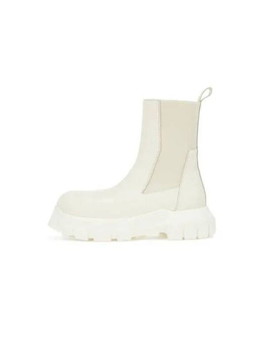 MEN BEATLE BOZO Tractor Boots Cream - RICK OWENS - BALAAN 1