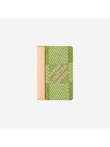 Pocket Organizer Card Wallet Green - LOUIS VUITTON - BALAAN 1