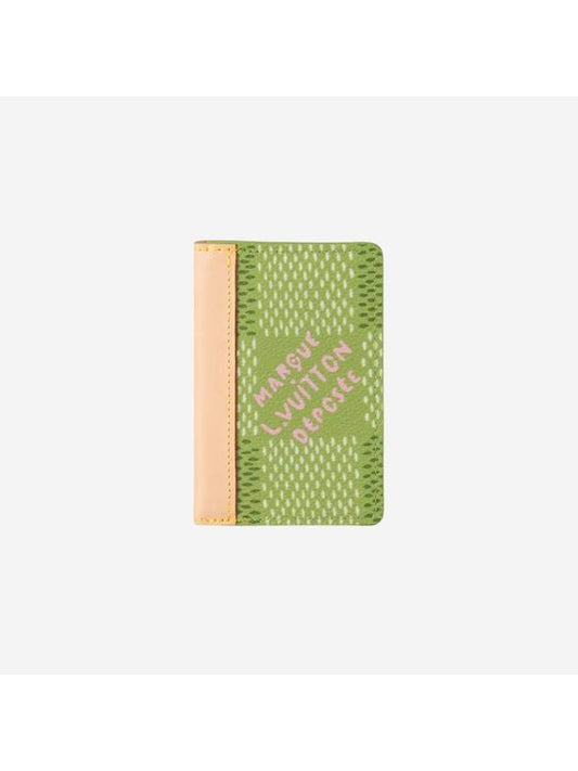 Pocket Organizer Card Wallet Green - LOUIS VUITTON - BALAAN 1