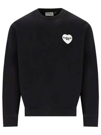 Heart Bandana Sweatshirt Black - CARHARTT WIP - BALAAN 2