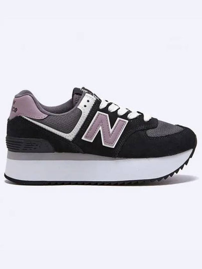 574+ Low Top Sneakers Black Pink - NEW BALANCE - BALAAN 2