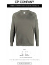 CP Company 12CMKN146A 004037A 322 Lens Wappen Pocket Round Knit Khaki Gray Men’s Knit TJ - CP COMPANY - BALAAN 2