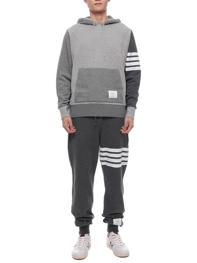 Signature 4 Bar Stripe Track Pants Dark Grey - THOM BROWNE - BALAAN 4