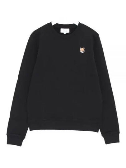 Fox Head Patch Regular Sweatshirt Black - MAISON KITSUNE - BALAAN 2