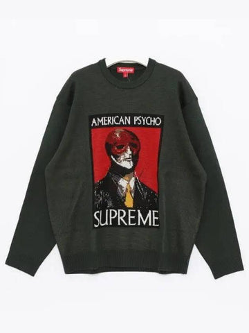 America Psycho Sweat Sweatshirt FW23SK43 GREEN 271257 1038893 - SUPREME - BALAAN 1