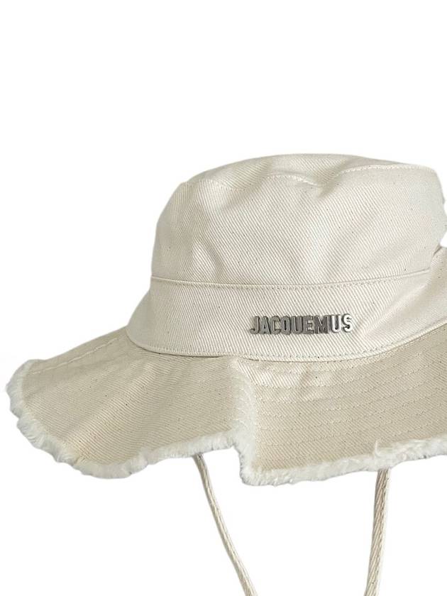 Le Bob Artichaut Bucket Hat Light Beige - JACQUEMUS - BALAAN 7