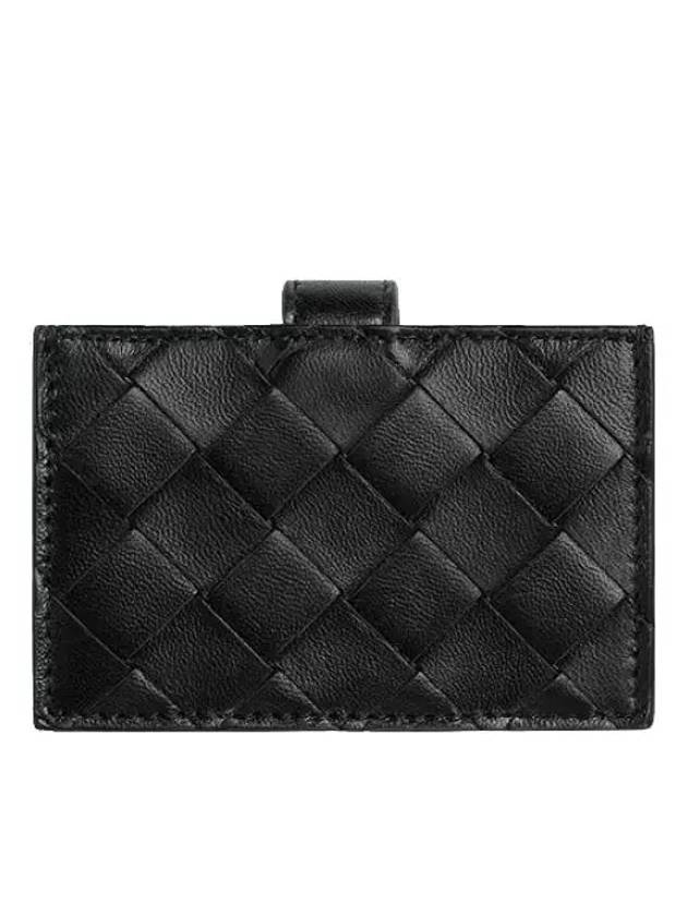 Intrecciato Accordion Card Wallet Black - BOTTEGA VENETA - BALAAN 4