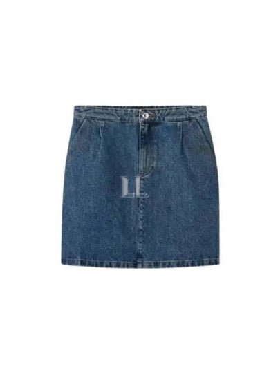 Brigitte H-Line Skirt Stonewashed Indigo - A.P.C. - BALAAN 2