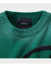 Vintage Washed Signature Round Pullover Green - FFEFF STUDIO - BALAAN 6