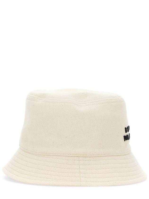 Haley Logo Bucket Hat Black Ecru - ISABEL MARANT - BALAAN 6