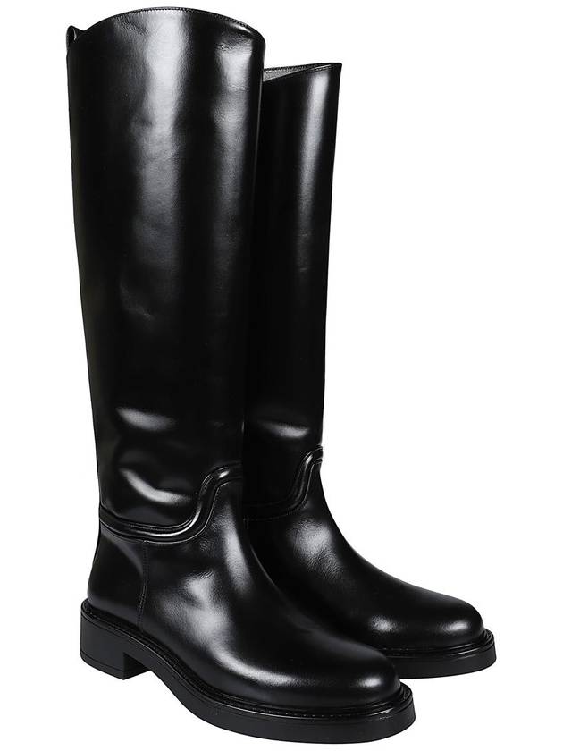 Celia Heritage Calf Riding Long Boots Black - STUART WEITZMAN - BALAAN 4