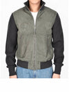 Knit KZF001 YMW013S23 IG711 Suede Front Zip-through Jacket - TOM FORD - BALAAN 3