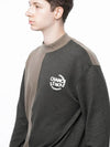 Men s M243MT04KA Circular Reverse Wool Half Neck Sweatshirt Khaki Beige - CHANCE'S NOI - BALAAN 8