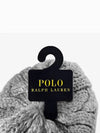 Polo Bear Cable Knit Beanie Grey - POLO RALPH LAUREN - BALAAN 4