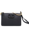 Valentino VW2P0T48PQR0NO Black Calfskin VSLING Adjustable Chain Shoulder Bag - VALENTINO - BALAAN 3