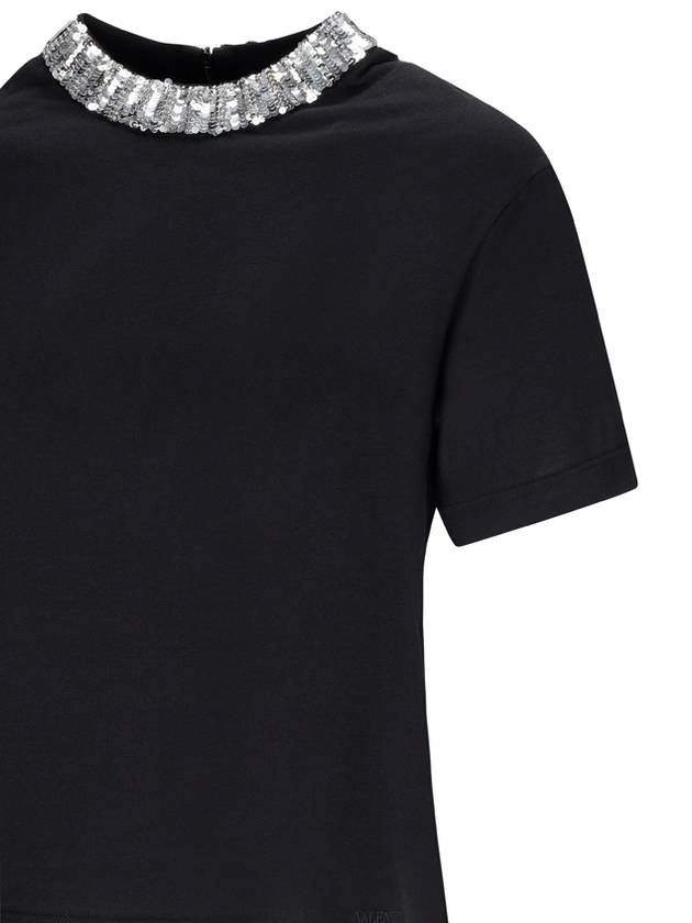 T-SHIRT EMBROIDERIES JERSEY COTTON - VALENTINO - BALAAN 3