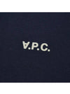 Evy Small Logo Crew Neck Sweatshirt Navy - A.P.C. - BALAAN 4