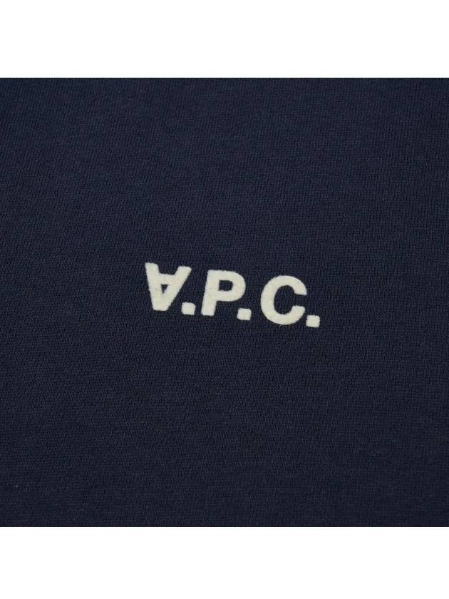 Evy Small Logo Crew Neck Sweatshirt Navy - A.P.C. - BALAAN 4