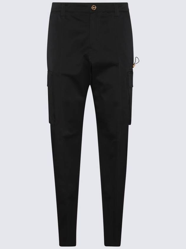 pressed crease drop crotch pants 10139991A09950 - VERSACE - BALAAN 3