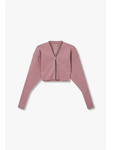 WOMEN Easy Zip up Batwing Jacket Pink - RICK OWENS - BALAAN 1