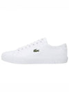 Gripshot Leather Low Top Sneakers White - LACOSTE - BALAAN 2