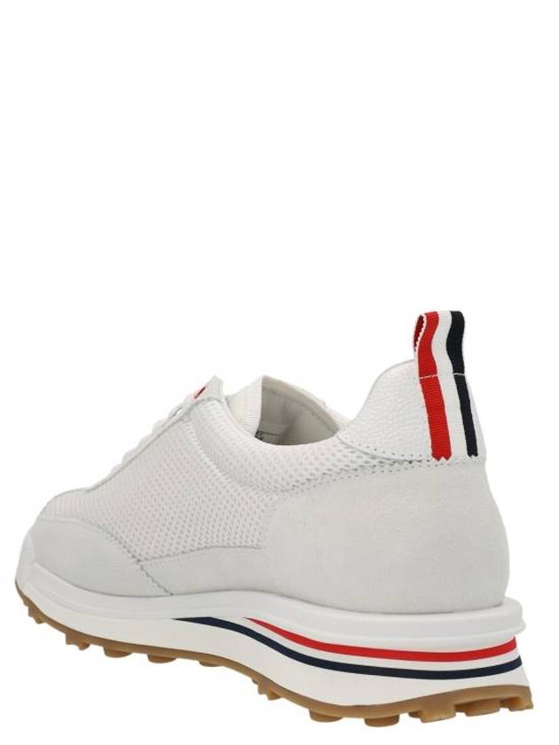 Fine Kid Suede Tech Runner White - THOM BROWNE - BALAAN 3