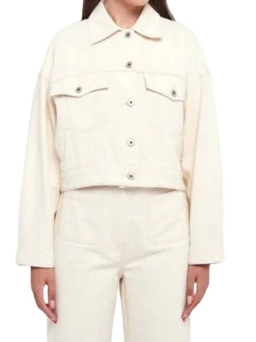 Ribe Denim Jacket White - MAX MARA - BALAAN 1