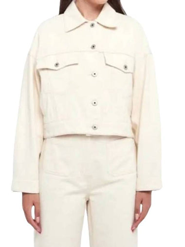 Ribe Denim Jacket White - MAX MARA - BALAAN 1