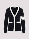 Thome Browne 4 Bar Cardigan Navy - THOM BROWNE - BALAAN 2