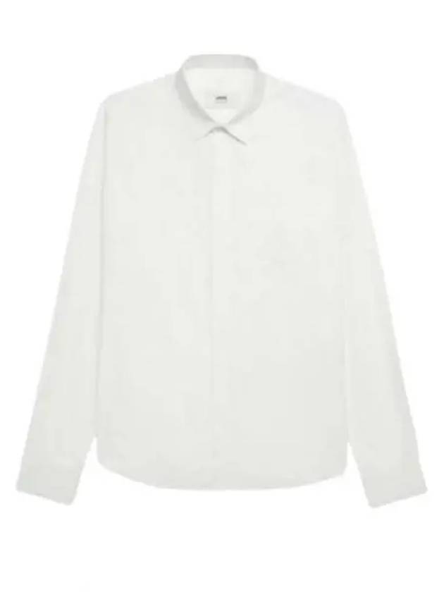 Classic Cotton Long Sleeve Shirt White - AMI - BALAAN 2