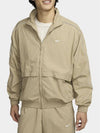 NSW Solo Swoosh Woven Track Jacket Khaki - NIKE - BALAAN 2