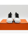 Bouncing Low Top Sneakers Blanc Noir - HERMES - BALAAN 3