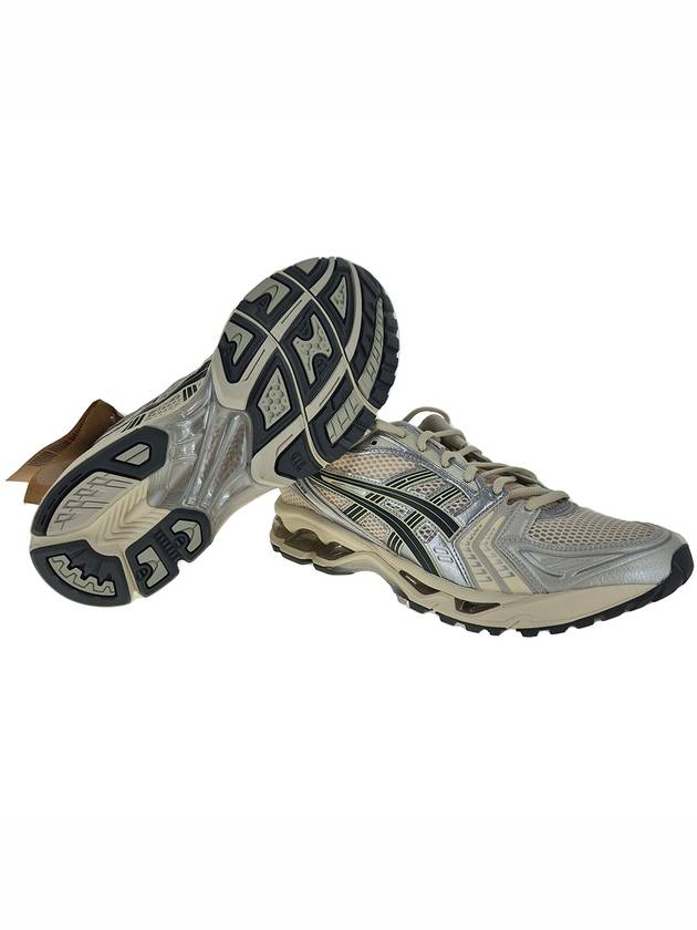 Gel Kayano 14 Low Top Sneakers Birch Dark Pewter - ASICS - BALAAN 9