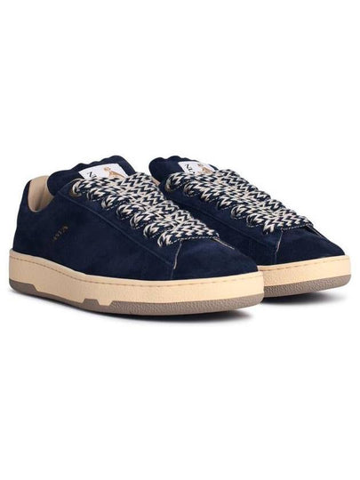 Lanvin 'Curb Lite' Navy Suede Sneakers - LANVIN - BALAAN 2