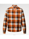 1AFXSJ Button Down Long Sleeved Flannel Shirt - LOUIS VUITTON - BALAAN 1