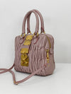 Indie Pink Matrasse Small Hobo Shoulder Bag 3VMIB15859 - MIU MIU - BALAAN 1