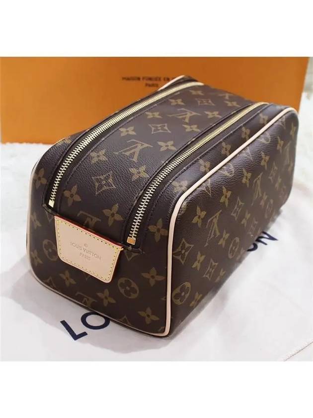 Dopp Kit Toilet Monogram Canvas Pouch Bag Brown - LOUIS VUITTON - BALAAN 4