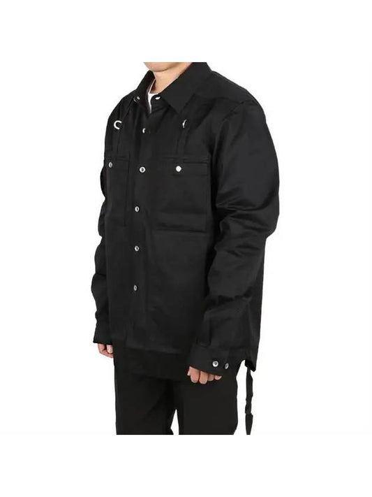 Dark Shadow DU01B7755 TW 09 Cotton Shirt Jacket - RICK OWENS - BALAAN.