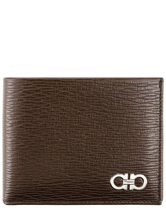 Gancini Half Wallet Brown - SALVATORE FERRAGAMO - BALAAN 2