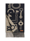 Casaque Porte Clefs Muffler Marine - HERMES - BALAAN 1