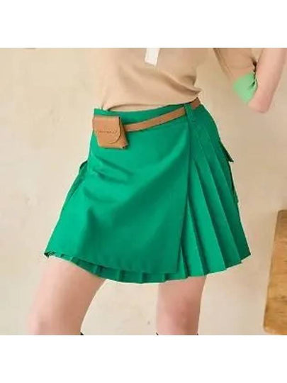 Wrap pocket culottes green - BENECIA12 - BALAAN 2