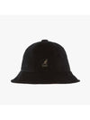 K5349 BLACK Casual Corduroy Bucket Hat - KANGOL - BALAAN 2