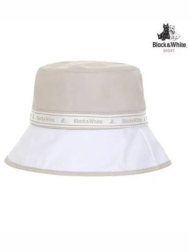 Women's Color Block Bucket Hat 8634LZSP_BEIGE - BLACK&WHITE - BALAAN 1