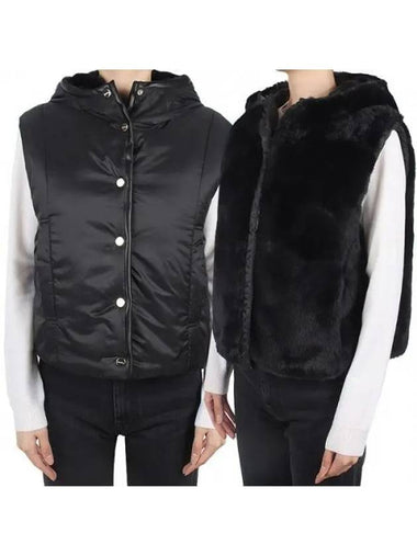 Cube Women s Felix Reversible Padded Vest Black 066 270092 1119063 - MAX MARA - BALAAN 1