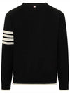 4-Bar Knit Top Black - THOM BROWNE - BALAAN 4