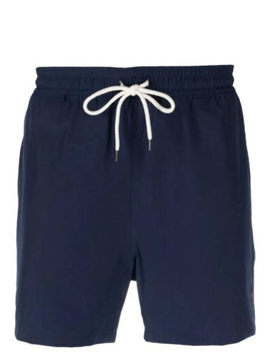 Embroidery Pony Logo Swim Shorts Navy - POLO RALPH LAUREN - BALAAN 1